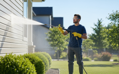How Do Experts Power Wash Houses Without Causing Damage?