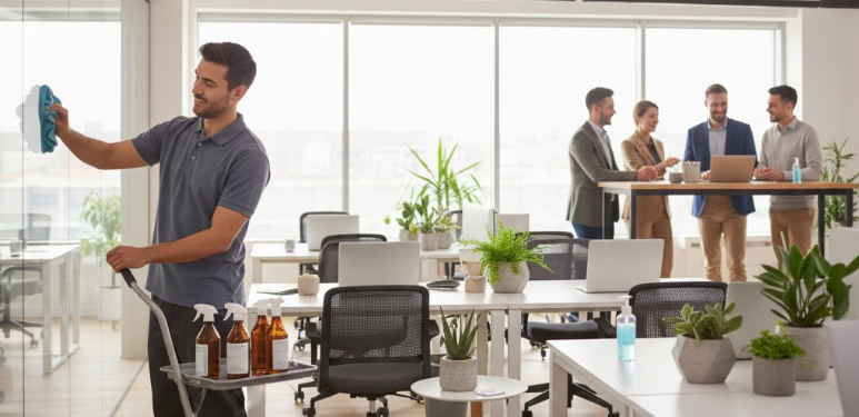The Role of Office Cleaning Services in Creating Healthy Work Environments